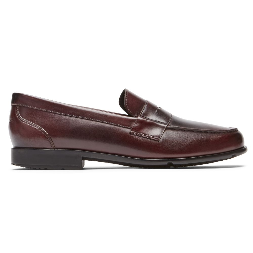 Mocassini Rockport Uomo - Classic Penny - Bordeaux - NLMYFKE-89